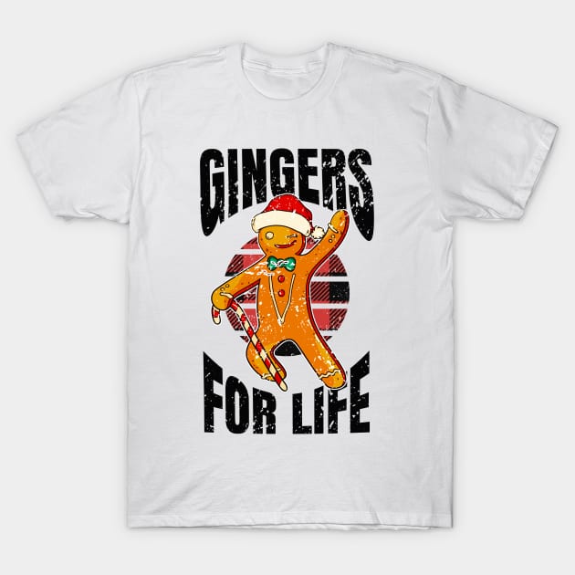 Christmas Santa Claus Gingers for life T-Shirt by design-lab-berlin